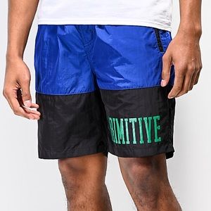 Primitive Croydon Black & Blue Shorts